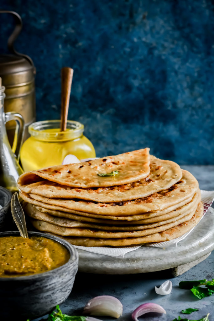 Punjabi Aloo Paratha - Recipe by Spoon Fork And Food